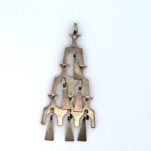 David Andersen Norway Sterling Modernist Dangle Pendant
